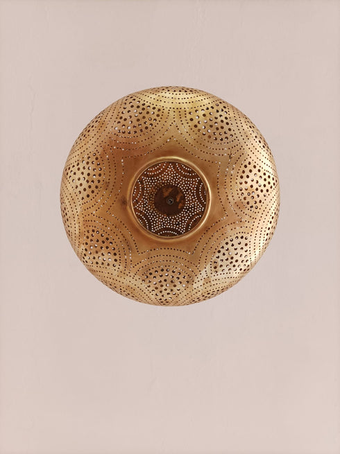 Morocco lamp, brass pendant light, Brass Pendant Light (PL 1003)